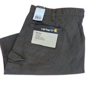 NWT Men's Carhartt Work Shorts in Dark Khaki 42